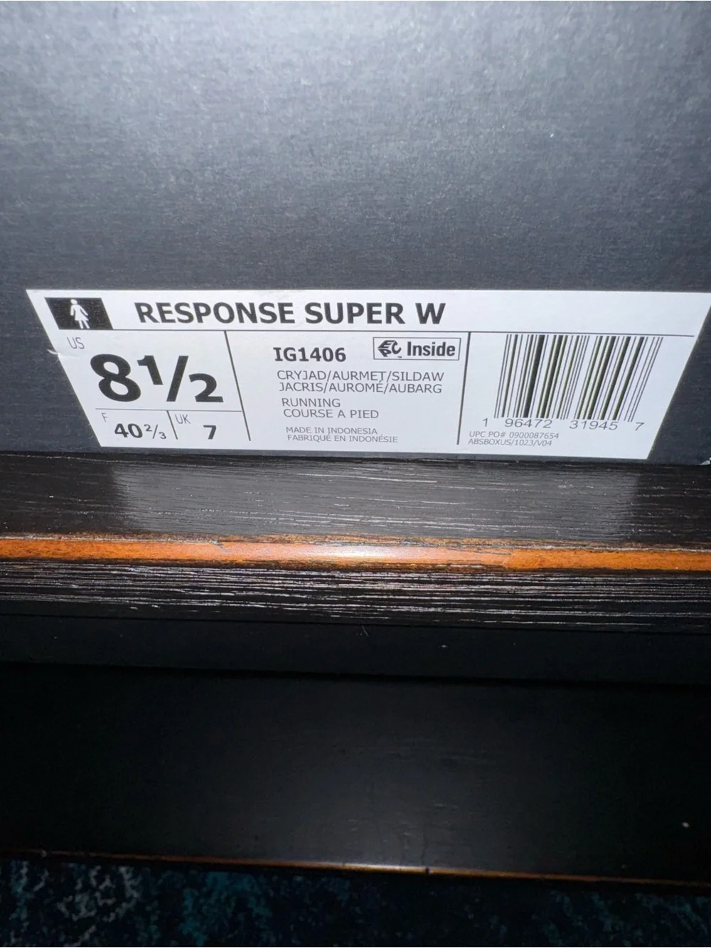 adidas Response Super Women’s Size 8.5, Brand New